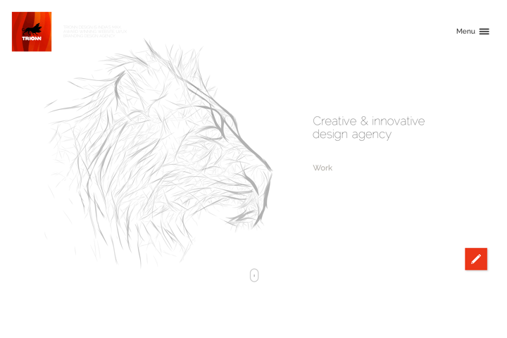 Trionn Design website preview